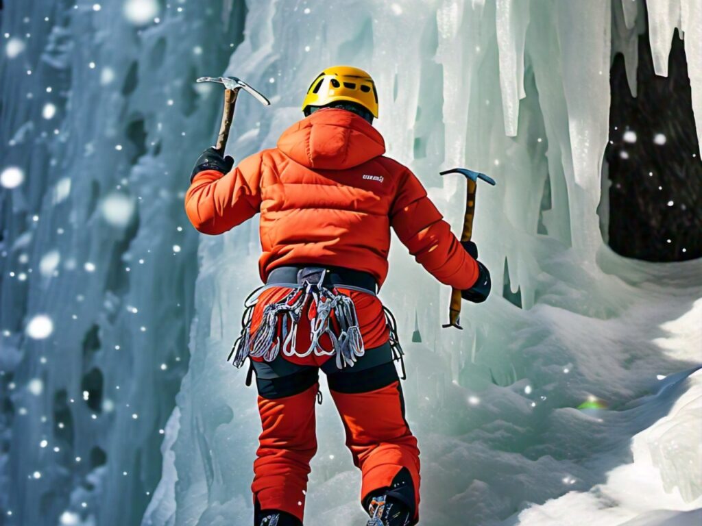 ice climbing harness