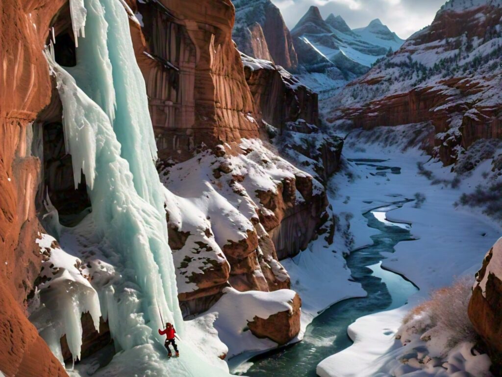 ice climbing utah