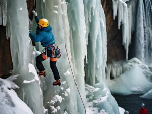lincoln falls ice climbing