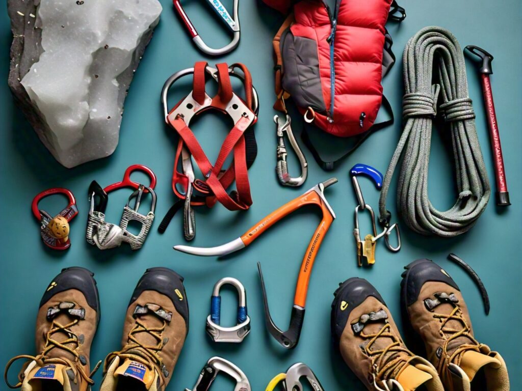 ice climbing equipment