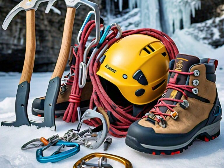 ice climbing equipment