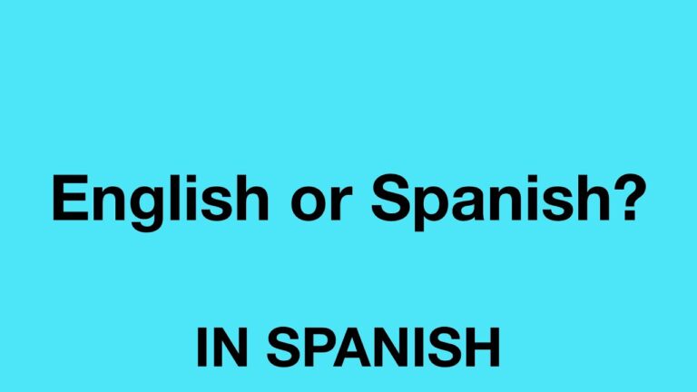 english to spanish